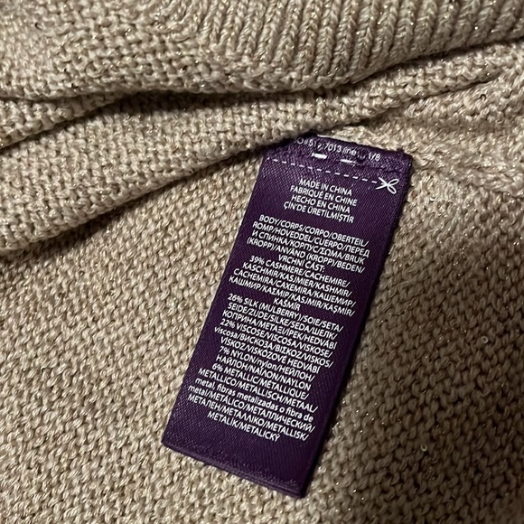 $1690 Polo Ralph Lauren’s  Purple label ladies  luxurious sweater made in china. - Picture 7 of 11